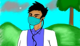 Fortnite sweat の 医師 の絵