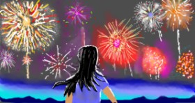 Andy の 花火 の絵