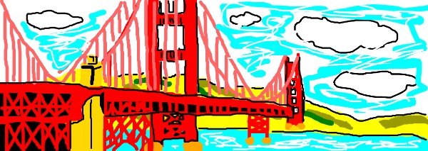 Рисунок на тему «Мост» — автор: hewwo
