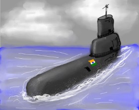 Drawing of Submarine by Bro 2.0😎
