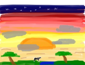 Zebra-Zeichnung von Karlee