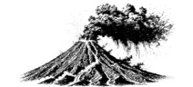Nay の 火山 の絵
