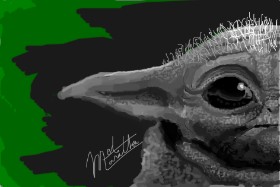 Baby Yoda - autor: MooMel