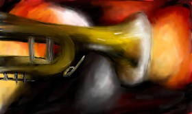 Mia の トランペット の絵