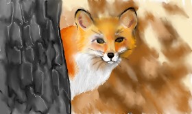 Tim の キツネ の絵