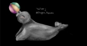 Рисунок на тему «Морж» — автор: Popcorn
