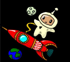 Mari の 宇宙船 の絵