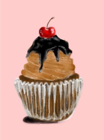 Рисунок на тему «Маффин» — автор: Amy ^^