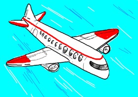 CatMatrixs の 飛行機 の絵