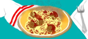 Debidolittle の スパゲッティ の絵