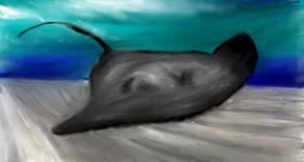 Рисунок на тему «Скат» — автор: Mia