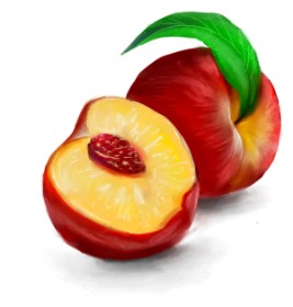 Drawing of Peach by SWIZIE