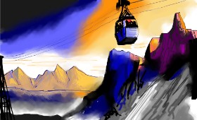 Herbert の ケーブルカー の絵