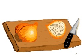 Drawing of Onion by Bigoldmanwithglasses