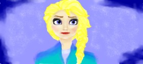 Alex の エルサ（ディズニー） の絵