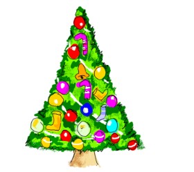 Lsk の クリスマスツリー の絵