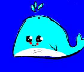 Kaila の クジラ の絵