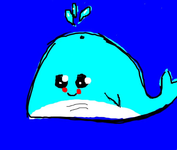 Kaila の クジラ の絵