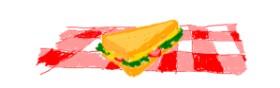7y3e1l1l0o§ の サンドイッチ の絵