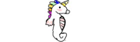 Drawing queen の タツノオトシゴ の絵
