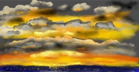 Eclat de Lune の 雲 の絵