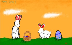 Obnoxious But Consistent の ウサギ の絵