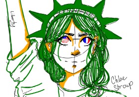 Yo の 自由の女神像 の絵