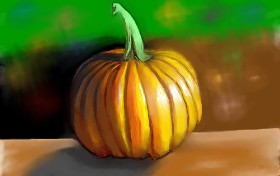 Edgar の かぼちゃ の絵