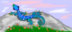 Debidolittle の トカゲ の絵