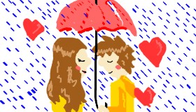 Anna の 傘 の絵