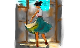 Herbert の スカート の絵
