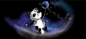 Drawing of Panda by Çhåching