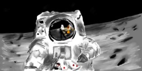 Рисунок на тему «Космонавт» — автор: Effulgent Emerald