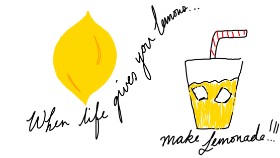 Akonk の レモン の絵