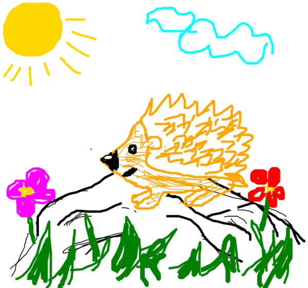 Igel-Zeichnung von Joanna