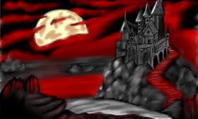 Aminich の 城 の絵