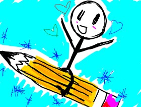That One Llama の 鉛筆 の絵