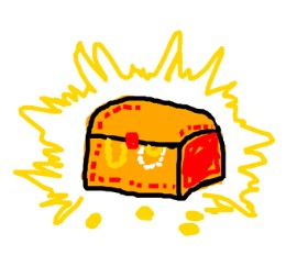bloop の 宝箱 の絵