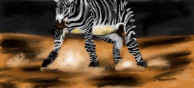 Zebra-Zeichnung von Effulgent Emerald