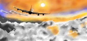 Çhåching の 飛行機 の絵