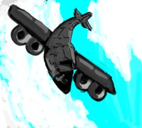 Dettale の 飛行機 の絵