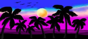 Debidolittle の ヤシの木 の絵