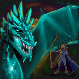 Andromeda の ドラゴン の絵