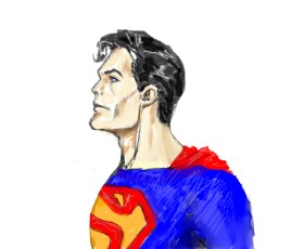 Drawing of Superman by Labyrinth