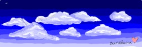 barbiana の 雲 の絵