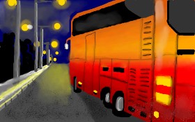 Autobus - autor: Zi