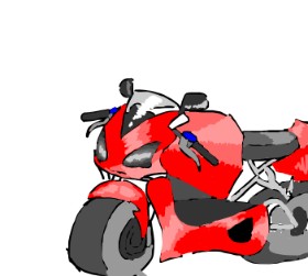 TLC の バイク の絵