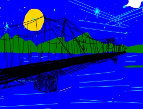 Рисунок на тему «Мост» — автор: Anonymous