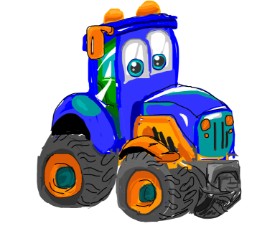 Mini の トラクター の絵