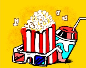 Yasi の ポップコーン の絵